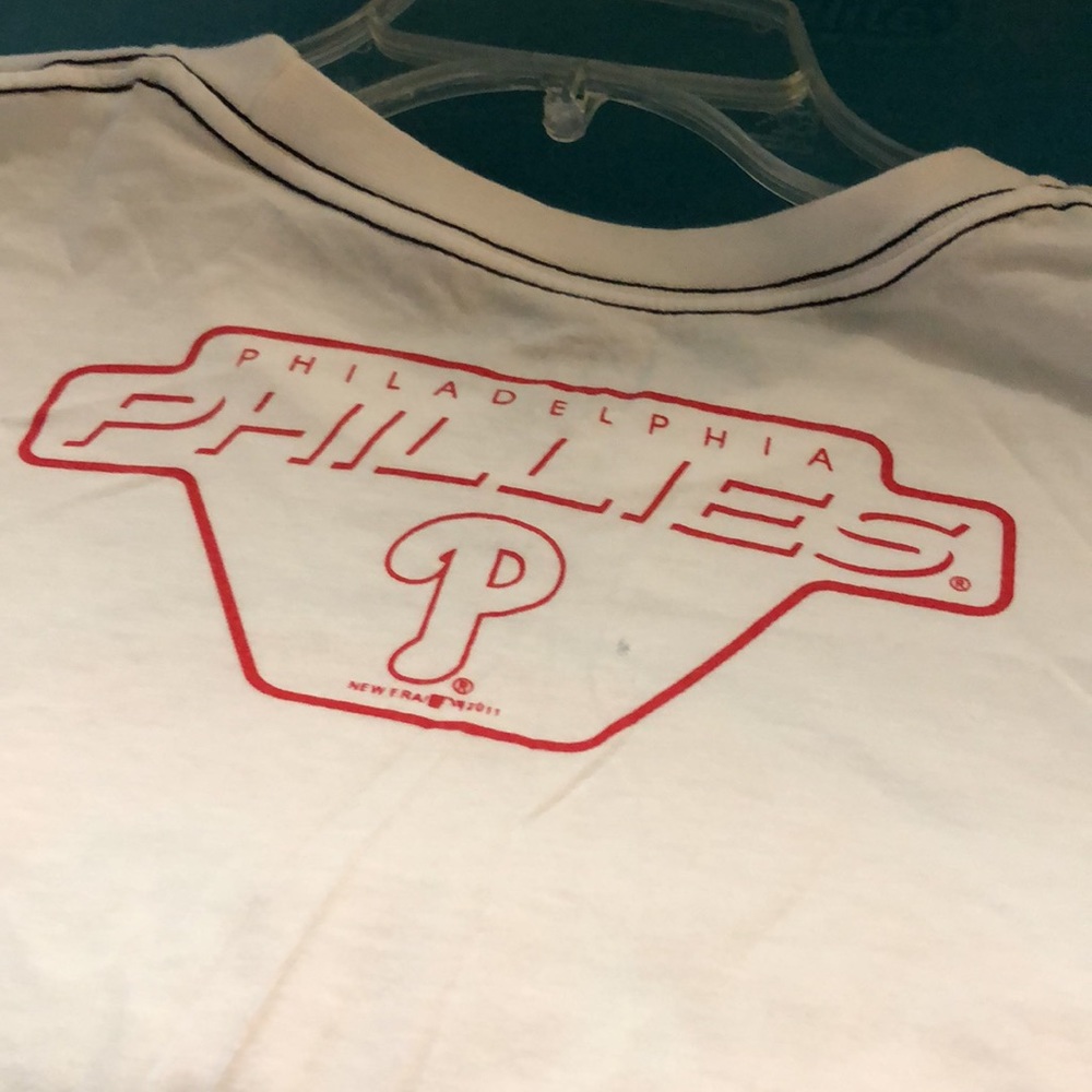 Philadelphia Phillies MLB Notebook Tee Shirt Men’s Large White - Picture 8 of 8